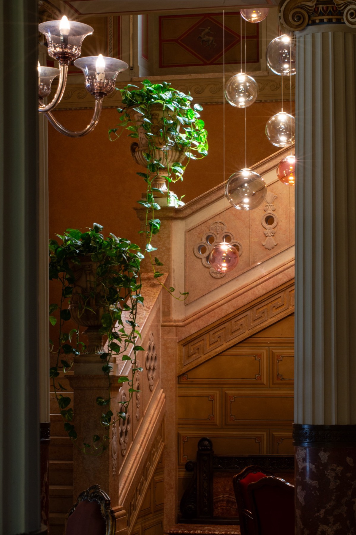 Villa Cortine Palace — scalone liberty